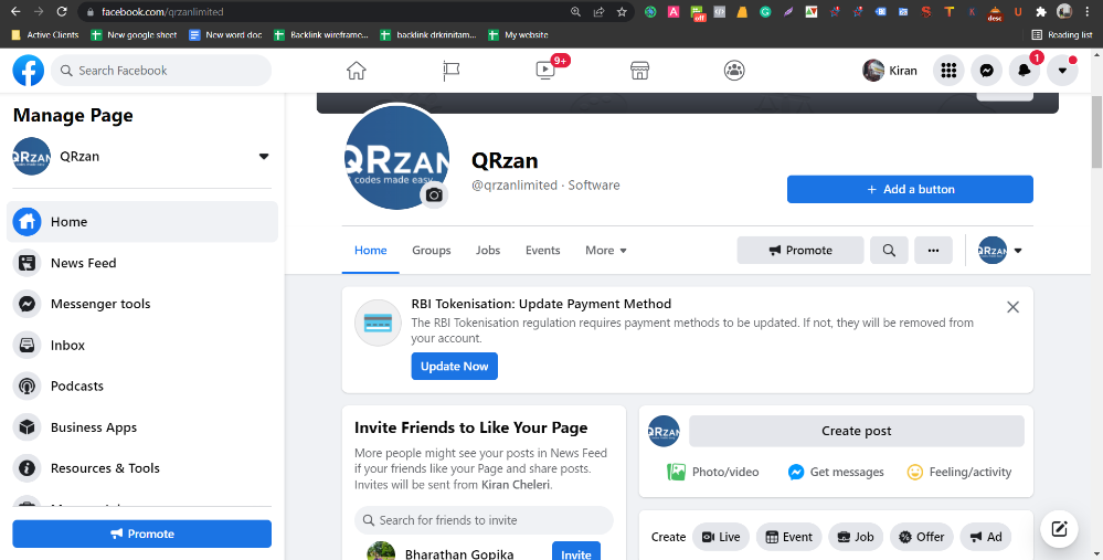 How To Get QR Code For Facebook Business Page QRzan